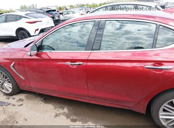 KMTG64LA8LU046599 2020 GENESIS G70 Red 