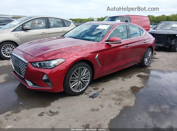 KMTG64LA8LU046599 2020 GENESIS G70 Red 