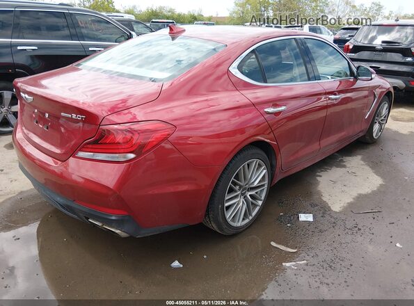 KMTG64LA8LU046599 2020 GENESIS G70 Red 