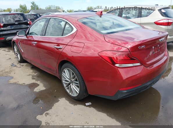 KMTG64LA8LU046599 2020 GENESIS G70 Red 
