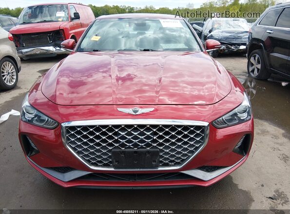 KMTG64LA8LU046599 2020 GENESIS G70 Red 