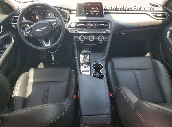 KMTG64LA9KU035237 2019 GENESIS G70 Black 