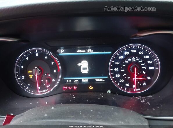 KMTG74LE8KU024147 2019 GENESIS G70 Blue Вид задніх сидінь