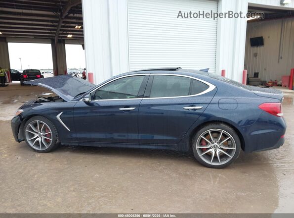 KMTG74LE8KU024147 2019 GENESIS G70 Blue Панорамний вид салону 360°