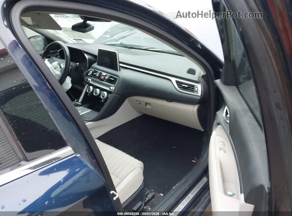 KMTG74LE8KU024147 2019 GENESIS G70 Blue Вид салону спереду