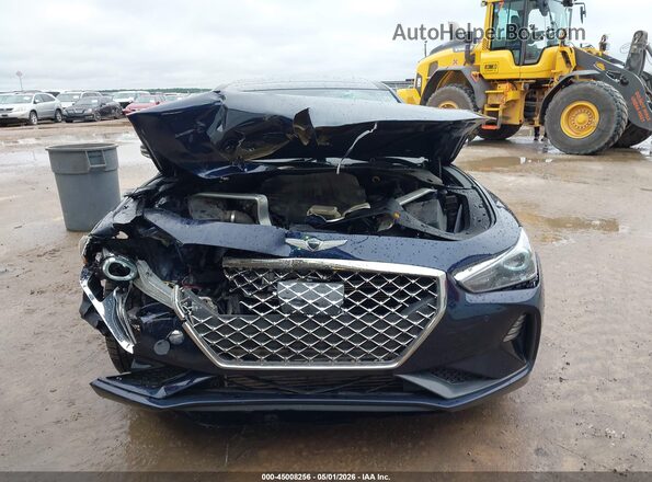 KMTG74LE8KU024147 2019 GENESIS G70 Blue Вид щитка приладів