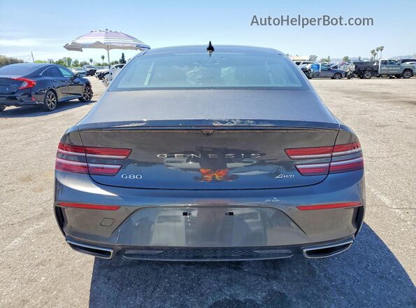 KMTGA4SC0RU242482 2024 GENESIS G80 Gray უკანა ხედი