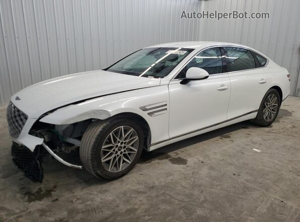 KMTGA4SC0TU326583 2026 GENESIS G80 White Սալոնի 360 աստիճան տեսք