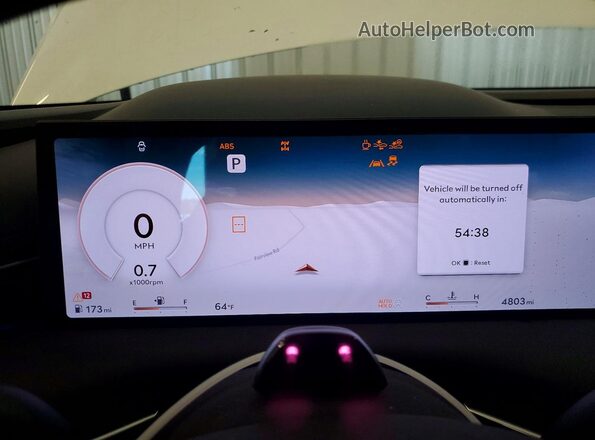 KMTGA4SC0TU326583 2026 GENESIS G80 White Սարքավորումների վահանակի տեսք