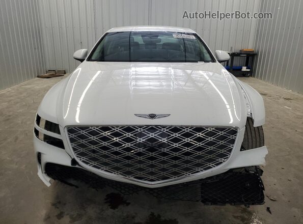 KMTGA4SC0TU326583 2026 GENESIS G80 White VIN կոդի պիտակի տեսք
