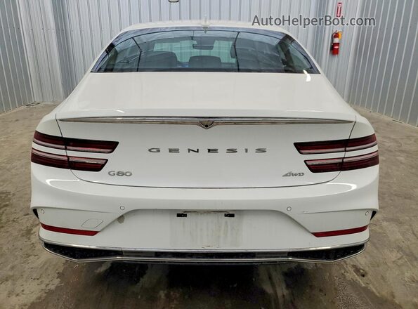 KMTGA4SC0TU326583 2026 GENESIS G80 White Հետևի տեսք