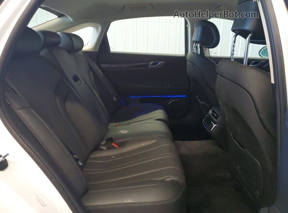 KMTGA4SC0TU326583 2026 GENESIS G80 White Հետևի նստատեղերի տեսք