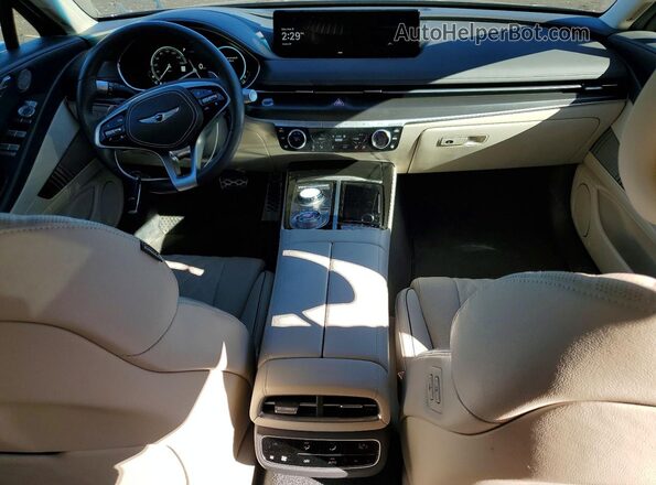 KMTGA4SC2RU221939 2024 GENESIS G80 Черный Вид панели приборов