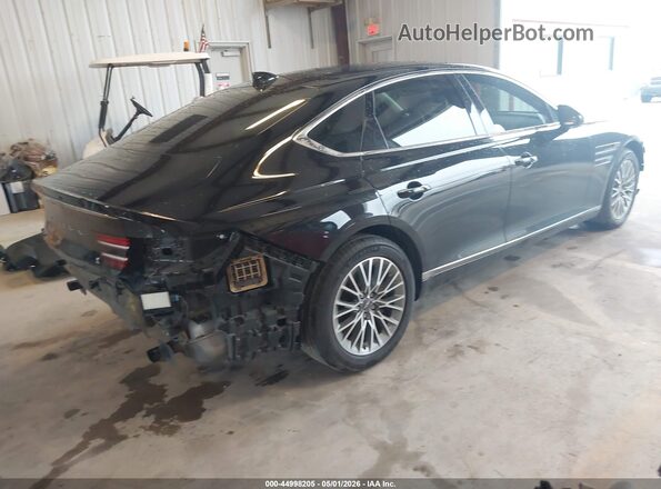 KMTGB4SC0PU196002 2023 GENESIS G80 Black Հետևի աջ