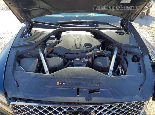 KMTGC4SD9MU048061 2021 GENESIS G80 Green ძრავის განყოფილების ხედი