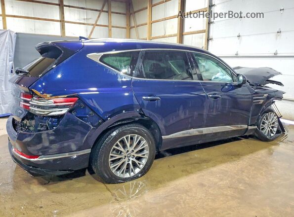 KMUHBDSB7RU177408 2024 GENESIS GV80 Blue Rear right