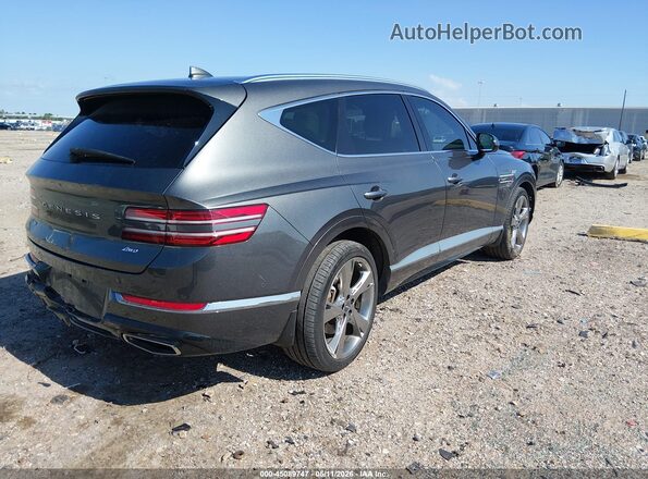 KMUHBDSB8NU092359 2022 GENESIS GV80 Gray Rear right