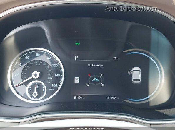 KMUHBDSBXNU077457 2022 GENESIS GV80 Blue უკანა სავარძლების ხედი
