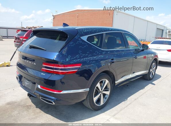 KMUHBDSBXNU077457 2022 GENESIS GV80 Blue უკანა მარჯვენა