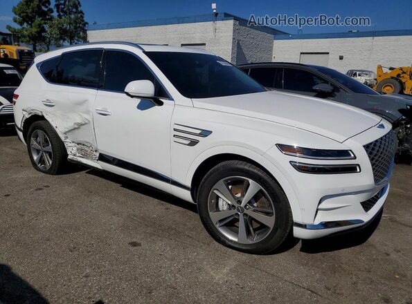 KMUHCESC2RU176386 2024 GENESIS GV80 White Front right