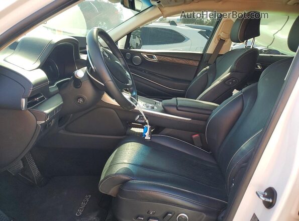 KMUHCESC2RU176386 2024 GENESIS GV80 White Front interior view