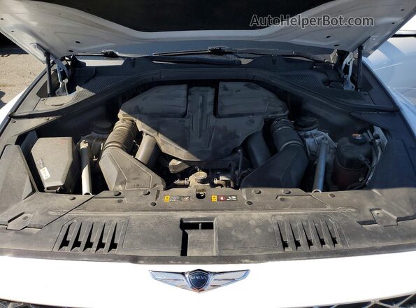 KMUHCESC2RU176386 2024 GENESIS GV80 White Engine compartment view