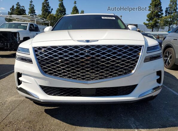 KMUHCESC2RU176386 2024 GENESIS GV80 White Front view