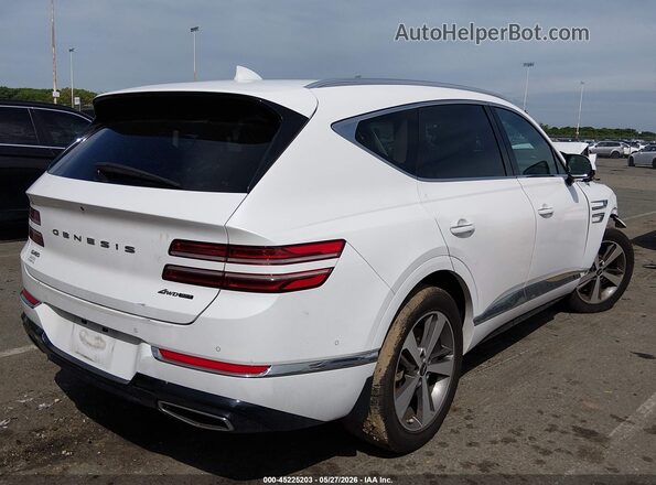KMUHCESC3MU050840 2021 GENESIS GV80 White უკანა მარჯვენა