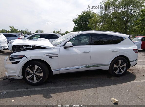 KMUHCESC3MU050840 2021 GENESIS GV80 White სალონის 360-გრადუსიანი ხედი