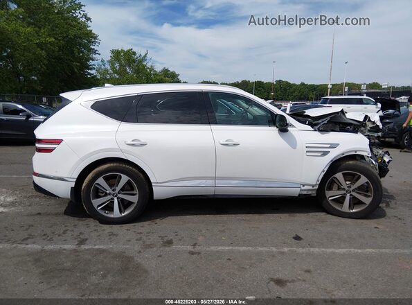 KMUHCESC3MU050840 2021 GENESIS GV80 White უკანა სალონის ხედი