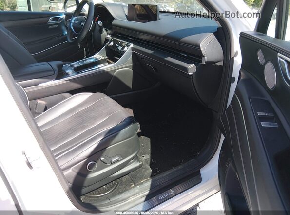 KMUHCESC6NU076009 2022 GENESIS GV80 White წინა სალონის ხედი