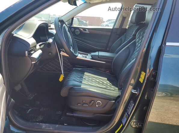 KMUHCESC6NU082456 2022 GENESIS GV80 Green Front interior view