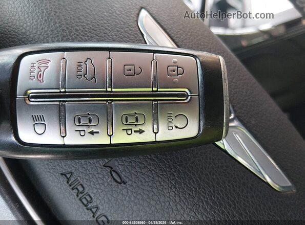 KMUHCESC7MU040148 2021 GENESIS GV80 Black წინა პანელის ხედი