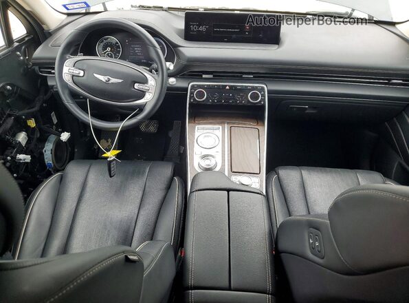KMUHCESC8NU091854 2022 GENESIS GV80 Gray Вид панелі приладів