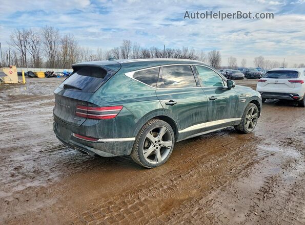 KMUHCESC8PU110485 2023 GENESIS GV80 Зеленый Задняя правая четверть