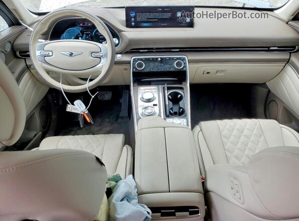 KMUHCESCXRU152868 2024 GENESIS GV80 Silver Dashboard view