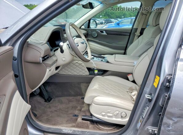 KMUHCESCXRU152868 2024 GENESIS GV80 Silver Front interior view