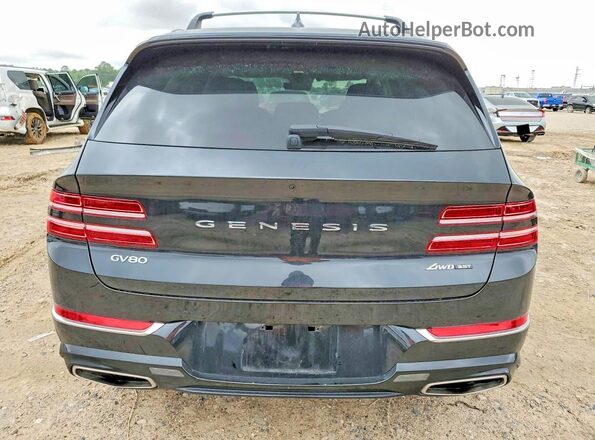 KMUHCESCXRU188298 2024 GENESIS GV80 Black Rear view