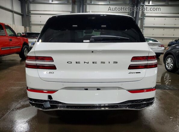 KMUHEESC4TU314768 2026 GENESIS GV80 White Vista trasera