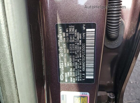 KMUMADTB2PU135001 2023 GENESIS GV70 Brown 