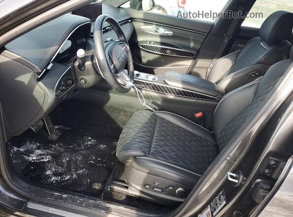 KMUMCDTC3RU150743 2024 GENESIS GV70 Charcoal Vista interior delantera