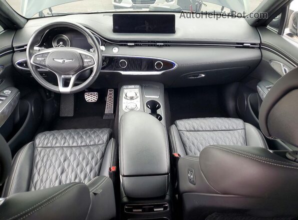 KMUMCDTC5PU129888 2023 GENESIS GV70 Black Вид панелі приладів