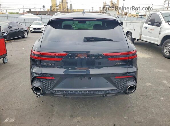 KMUMCDTC5PU129888 2023 GENESIS GV70 Black Вид ззаду