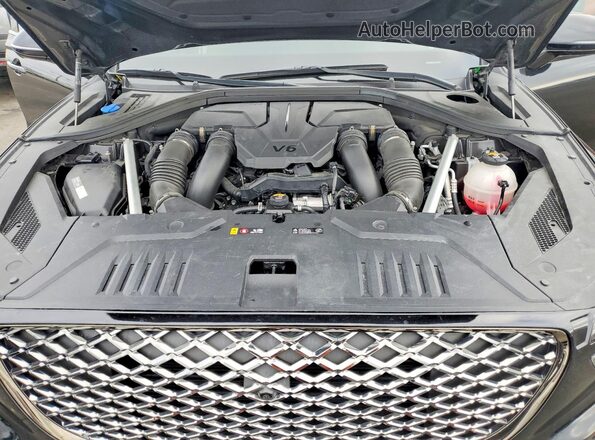 KMUMCDTC5PU129888 2023 GENESIS GV70 Black Вид підкапотного простору