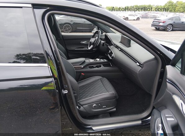 KMUMCDTCXPU096760 2023 GENESIS GV70 Black წინა სალონის ხედი