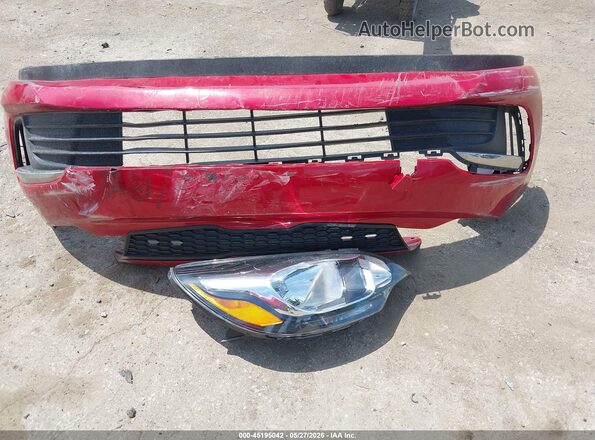 KNADM4A30H6063501 2017 KIA RIO Red Instrument cluster view