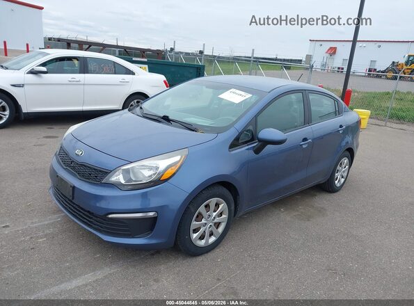 KNADM4A32G6637675 2016 KIA RIO Blue Front left