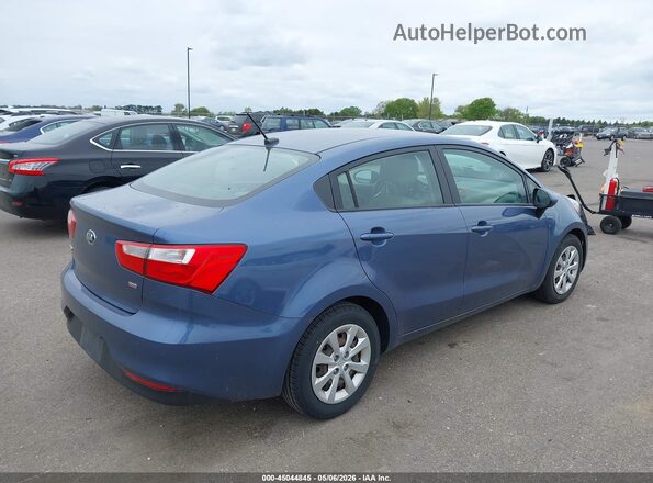 KNADM4A32G6637675 2016 KIA RIO Blue Rear right