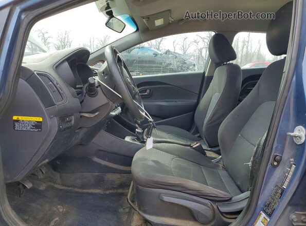 KNADM4A33G6576594 2016 KIA RIO Blue Vista interior delantera
