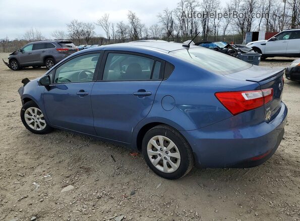 KNADM4A33G6576594 2016 KIA RIO Blue Trasero izquierdo